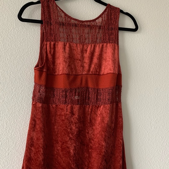 FREE PEOPLE/ Keep In Line Velvet Midi Dress - Picture 4 of 6